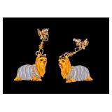 Lunch at the Ritz Designer Earrings