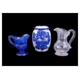 Blue Mt. Vernon Pitcher, Ironstone, More