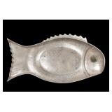 Arthur Court Fish-Shaped Aluminum Serving Tray