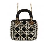 Christian Dior Mini Handbag with Beaded Design