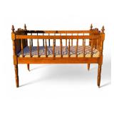 19th C Mahogany Folding Crib