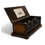 Dixie Five Wooden Tube Radio Cabinet