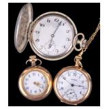 Waltham, Avia, and Gavour Pocket Watches