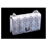 Christian Dior Designer Gray Shoulder Bag