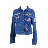 Gucci Denim Jacket with Decorative Patches