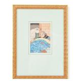 Paul Jacoulet (FR 1902-1960) "Decembre, Japon"