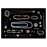 Shell Necklaces and Vintage Jewelry