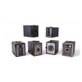 Early Kodak & Ansco Box-Type Cameras (6)