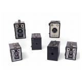 Early Kodak (5) & Shur Shot Box-Type Cameras