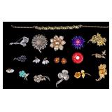 Vintage "Mod" Pins and Estate Jewelry