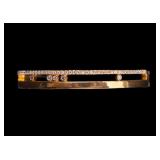 Messika Gold-Tone Bangle Bracelet with Stones