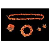 Vintage Branch Coral Set