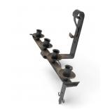 Wrought Iron Wall-Mounted Candle Holder