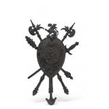 Cast Iron Coat of Arms Plaque