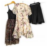 Two Valentino Dresses and a Maje Shirt