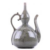Korean Celadon Floral Motif Ewer