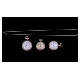 Waltham, Illinois, and Ingersoll Pocket Watches