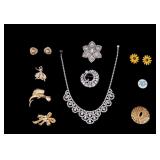 Trifari Brooches and Vintage Jewelry