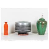 Frankoma Vase and Other Planters