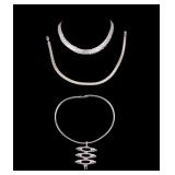 Italian and Norwegian Sterling Necklaces (3)