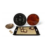 Mid Century and MoP Decorative Trays and Coasters