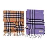 Burberry Scarves (2) Made in England and Scotland