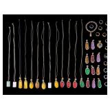 Chinese Bean Pod, Ruyi, & More Stone Jewelry