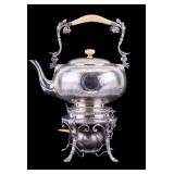 19th C Austrian .800 Silver Tilting Coffee Pot