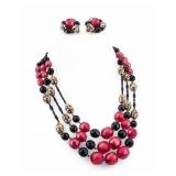 Vintage Hobe Costume Jewelry Set