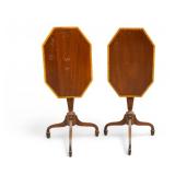 Tilt Top (Octogon Shape) Tables (Pair)