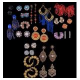 Vintage Cluster and Dangle Earrings