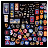 U.S. Military Patches, Pins, & Medals (100+ Pcs)