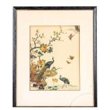 Japanese Kach-e Silk Screen Print