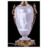 Pate-sur-Pate and Ormolu Lamp