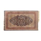 Vintage Kashan Persian Rug