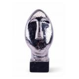 Modern Earthenware Metallic Glaze Sculpture