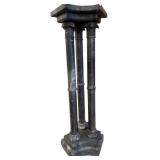 Black Marble Fern Stand/ Pedestal (KI#23)