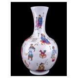 Large Famille Rose Porcelain Vase