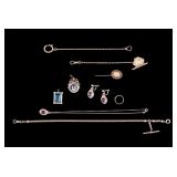 Victorian Gold Filled Jewelry, Some Unmarked