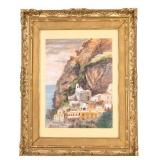 Positano, Italy Pastel by William Dean Fausett