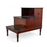 Antique Style Mahogany Bed Steps - Beacon Hill