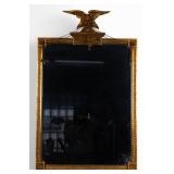 Mid Century Giltwood Large Eagle Mirror