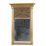 Gilt Waltham Wall Mirror Clock