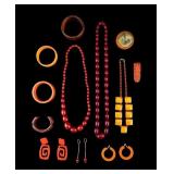 Bakelite Necklaces, Bangles, Earrings, & More