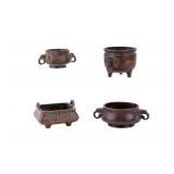 Four Copper Censers