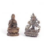 Buddhist Goddess Brass Statuettes