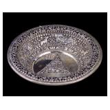 Chinese Silverplate Reticulated Bowl