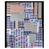 Vintage US Stamp Sheets/Blocks Including Historic