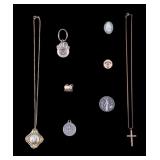 14K GF Cross, Sacred Heart of Jesus Necklace, More