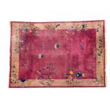 Antique Art Deco Chinese Carpet